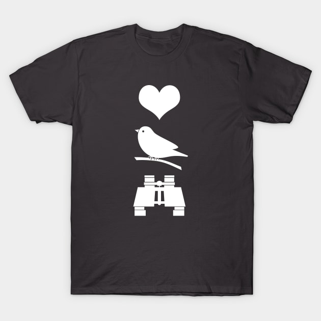 I Love Bird Watching T-Shirt by AntiqueImages